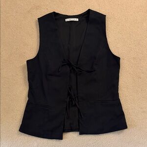 Abercrombie Tie Front Tailored Vest